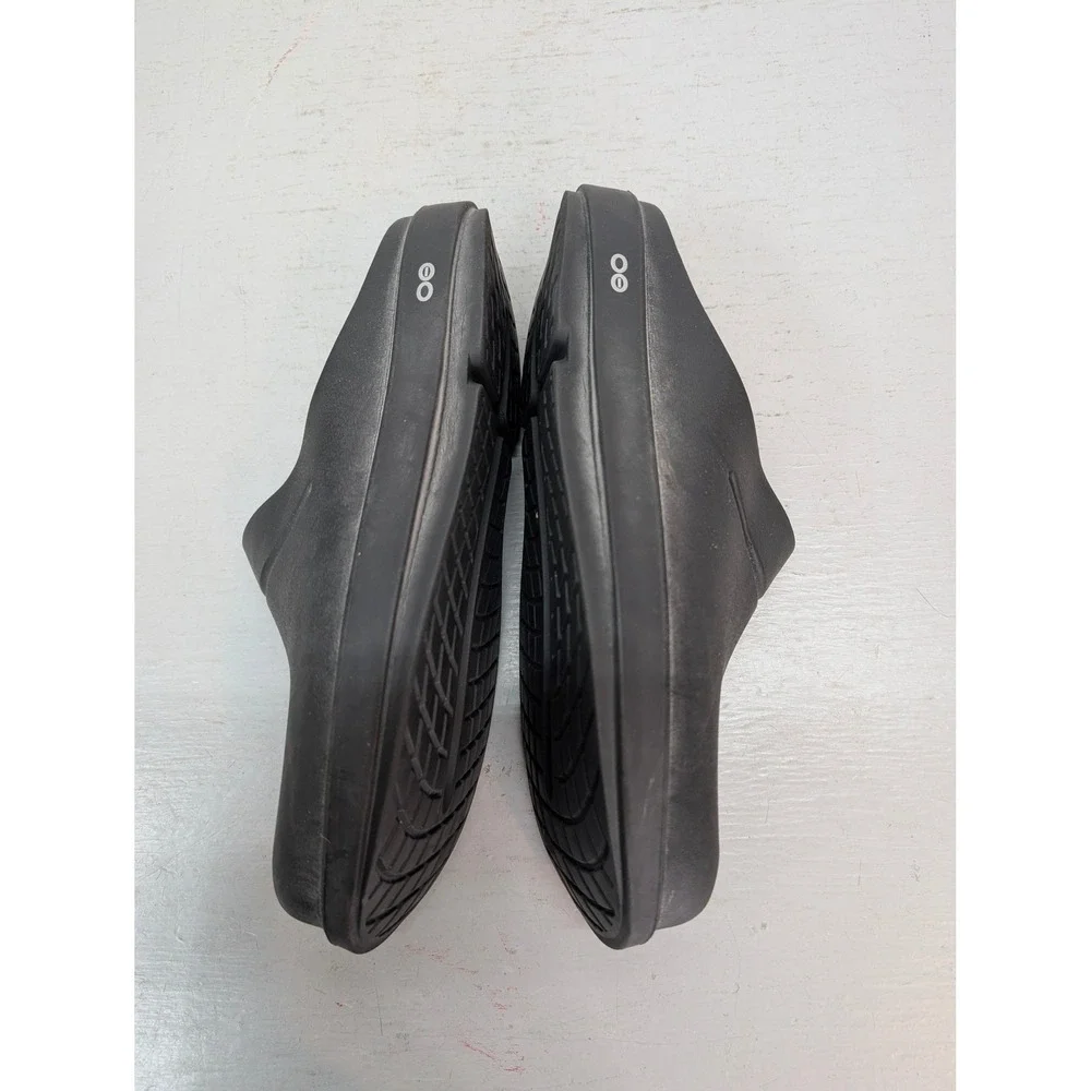 Oofos OOcloog Black Recovery Shoe Clogs Mens 11 Women's 13 EU 44 Slip On Comfort